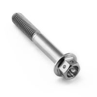 M6 Titanium Hex Head Flanged Race Bolt